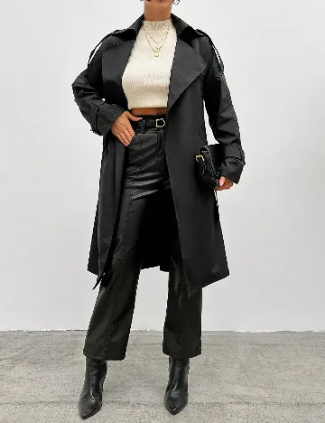 Trench SHEIN, negru