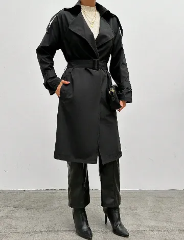Trench SHEIN, negru
