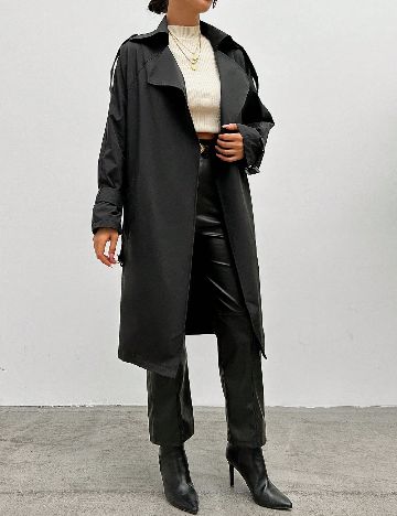 Trench SHEIN, negru