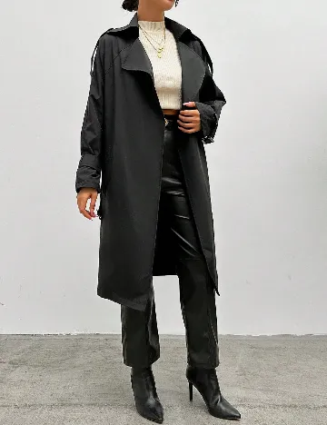 Trench SHEIN, negru