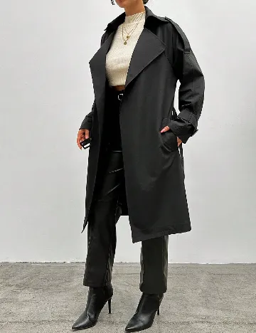 Trench SHEIN, negru
