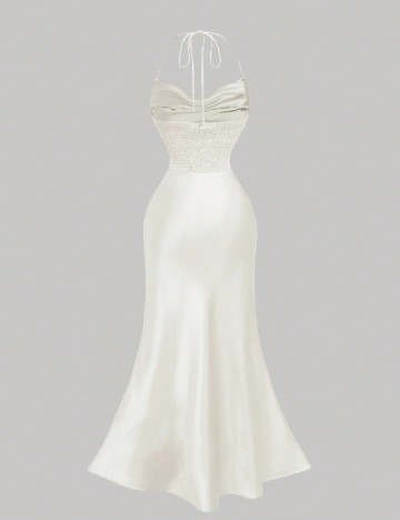 Rochie medie SHEIN, ecru