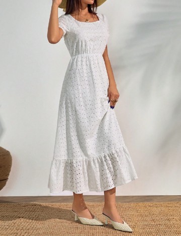 Rochie medie SHEIN, alb