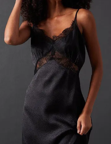 Rochie lunga WAREHOUSE, negru