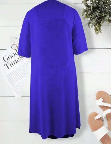 Set Rochie si Cardigan SHEIN CURVE, mix culori