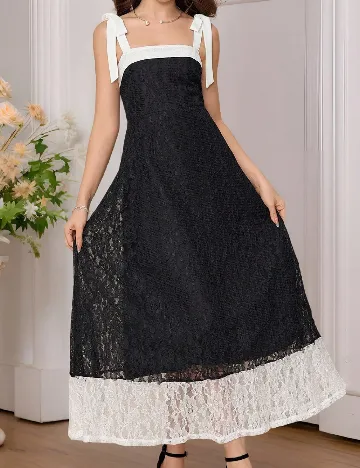 Rochie Shein Kids, negru/alb