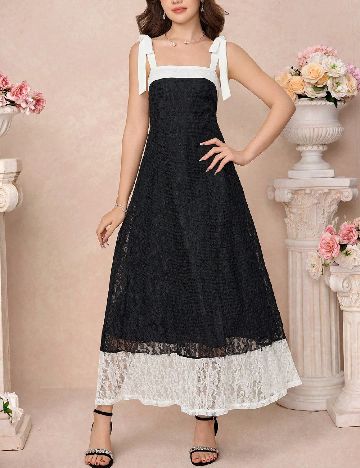 Rochie Shein Kids, negru/alb