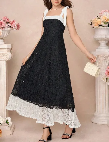 Rochie Shein Kids, negru/alb