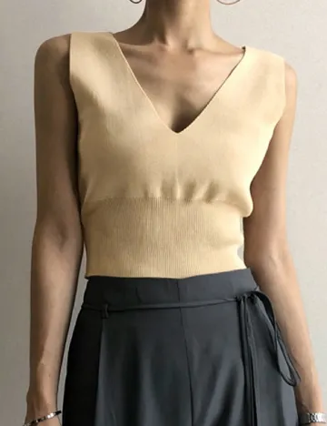 Top SHEIN, crem