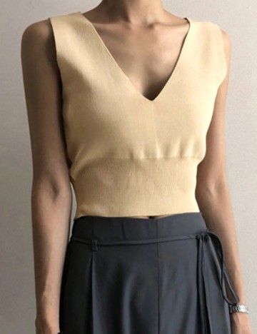 Top SHEIN, crem