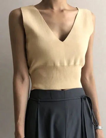 Top SHEIN, crem