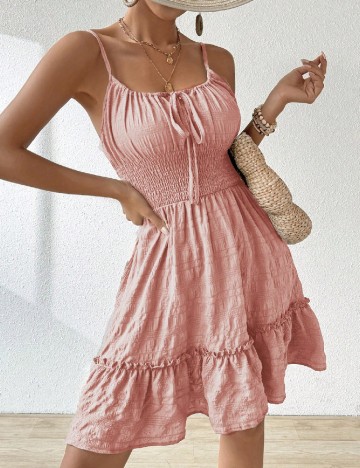 Rochie scurta SHEIN, roz