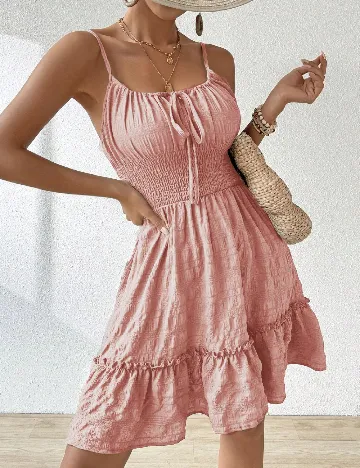 Rochie scurta SHEIN, roz