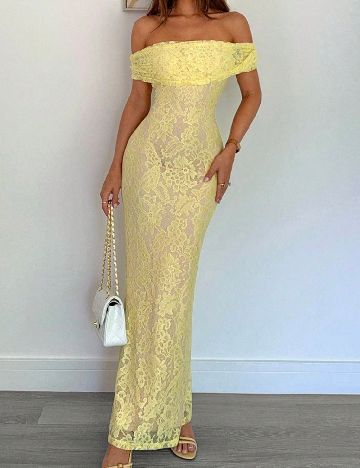 Rochie lunga SHEIN, galben