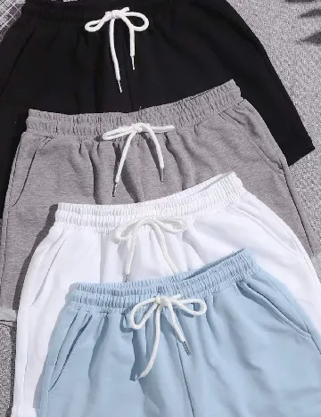 Set Pantaloni scurti 4 perechi SHEIN, mix culori