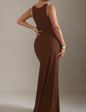 Rochie lunga SHEIN, maro