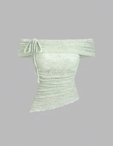 Top SHEIN, verde