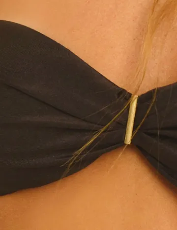 Costum de baie SHEIN, maro inchis