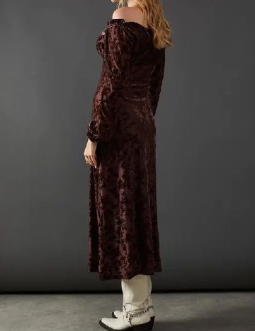 Rochie medie WAREHOUSE, maro