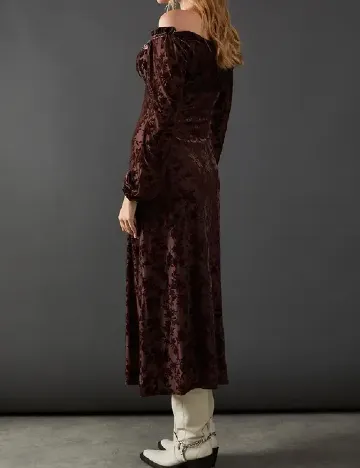 Rochie medie WAREHOUSE, maro