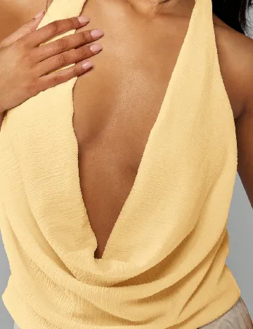 Top Missguided, galben