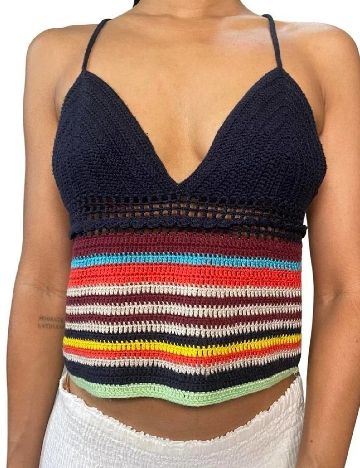 Top Zara, bleumarin