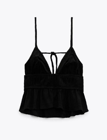 Top Zara, negru