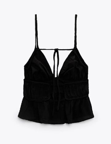 Top Zara, negru