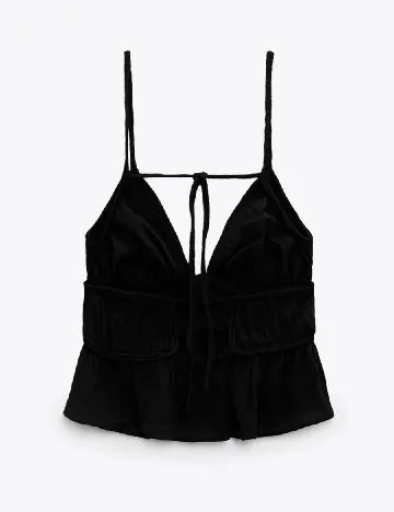 Top Zara, negru