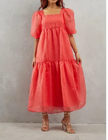 Rochie lunga WAREHOUSE, rosu