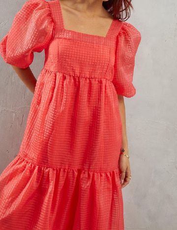 Rochie lunga WAREHOUSE, rosu