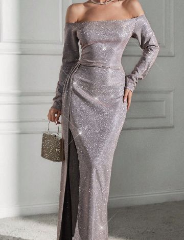 Rochie lunga SHEIN, gri