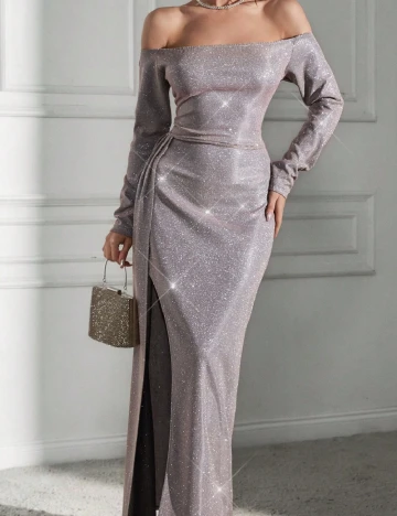 Rochie lunga SHEIN, gri