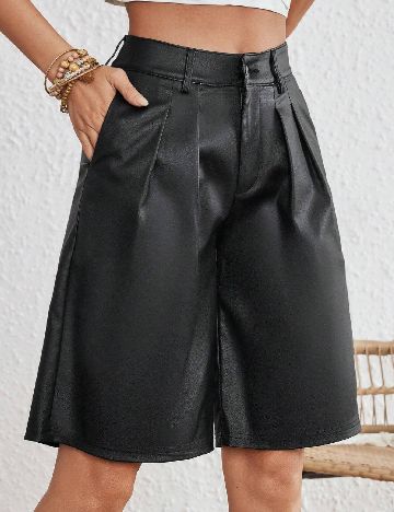 Pantaloni scurti SHEIN, negru