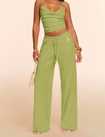 Pantaloni SHEIN, verde