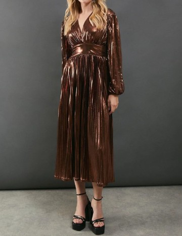 Rochie medie WAREHOUSE, maro