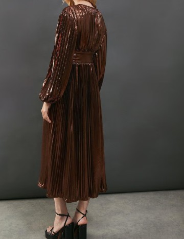 Rochie medie WAREHOUSE, maro