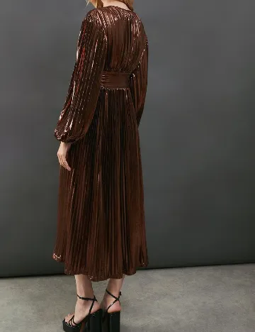Rochie medie WAREHOUSE, maro