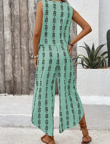 Compleu SHEIN, verde/negru