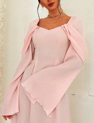 Rochie lunga SHEIN, roz
