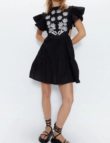 Rochie scurta WAREHOUSE, negru