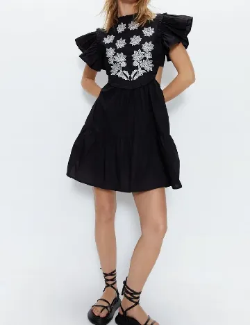 Rochie scurta WAREHOUSE, negru