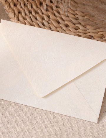 Set plicuri, 100 bucati SHEIN, crem