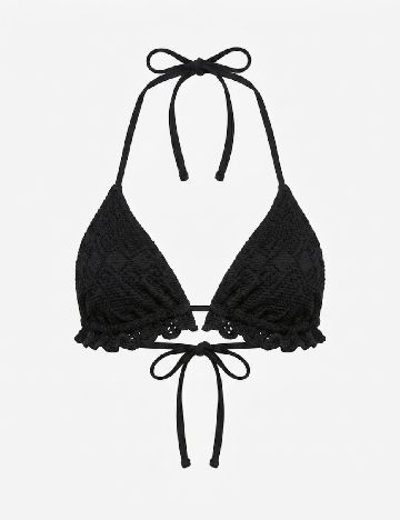 Sutien de baie Pull&Bear, negru