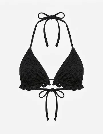 Sutien de baie Pull&Bear, negru