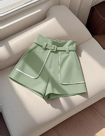 Pantaloni scurti SHEIN, verde