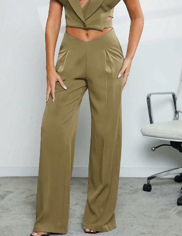 Pantaloni SHEIN, verde