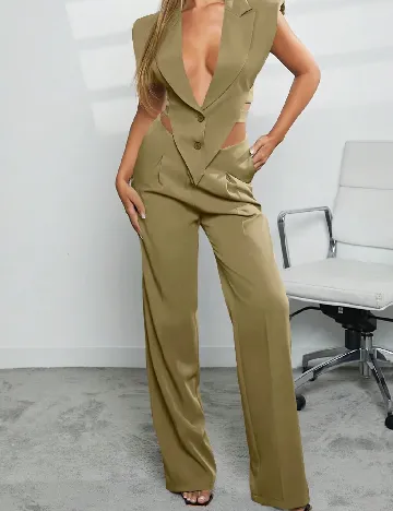Pantaloni SHEIN, verde