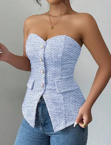 Top SHEIN, albastru