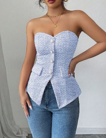 Top SHEIN, albastru